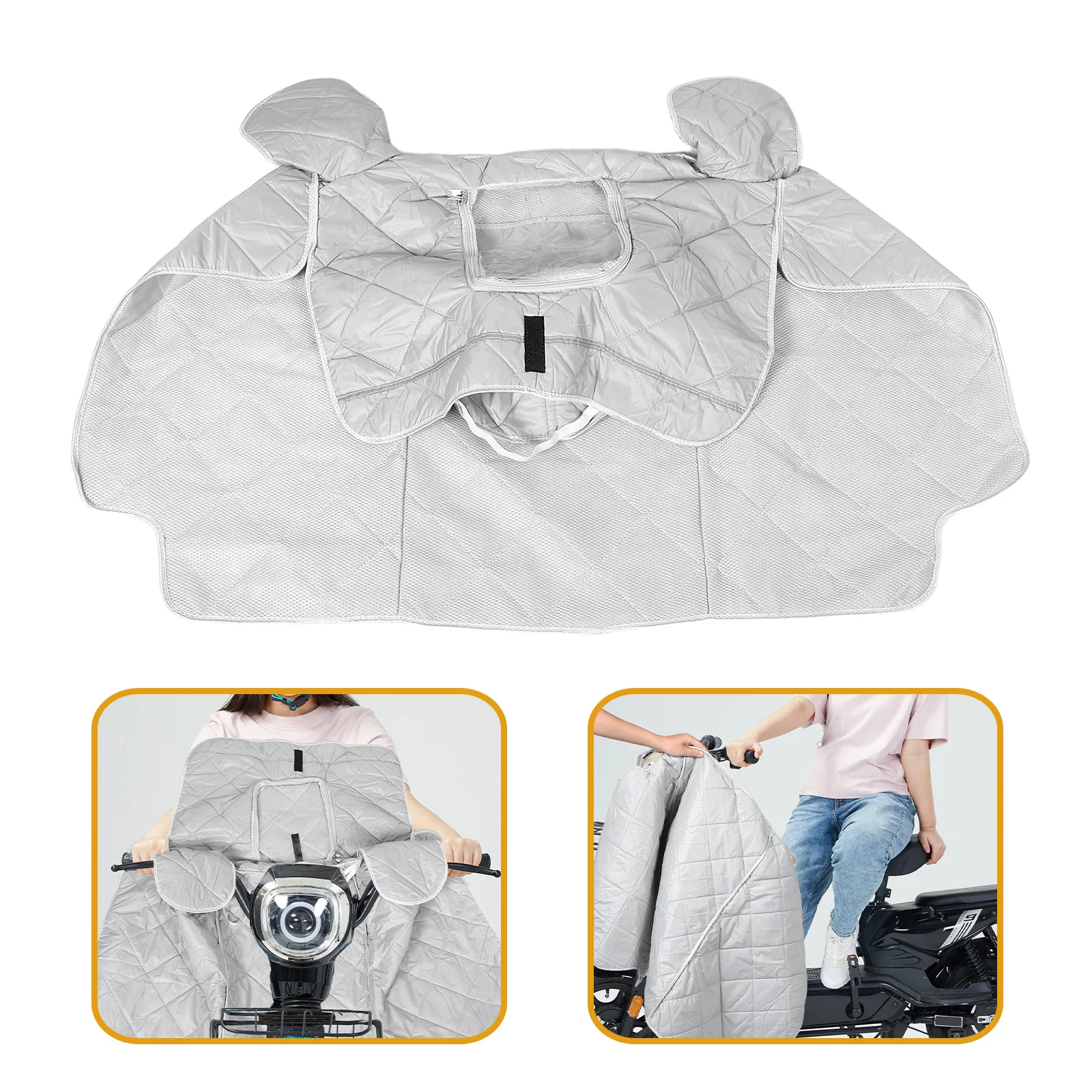 

Универсальное одеяло для лобового стекла электрического мотоцикла, водонепроницаемый дождевик, защита от ультрафиолета, легкий летний чехол для скутера