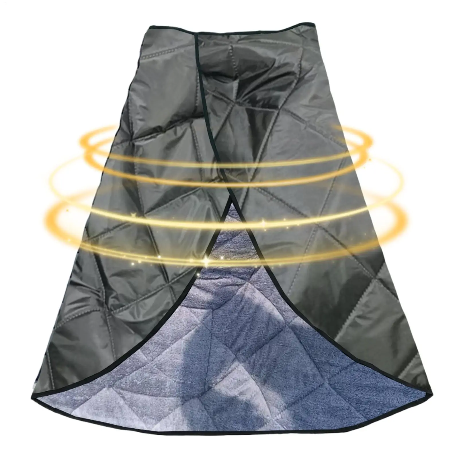 غطاء ساق مقاوم للماء مقاوم للرياح للدراجات النارية الكهربائية، بطانية حماية من الطقس البارد للبالغين الذين ينقلون معدات ركوب الخيل