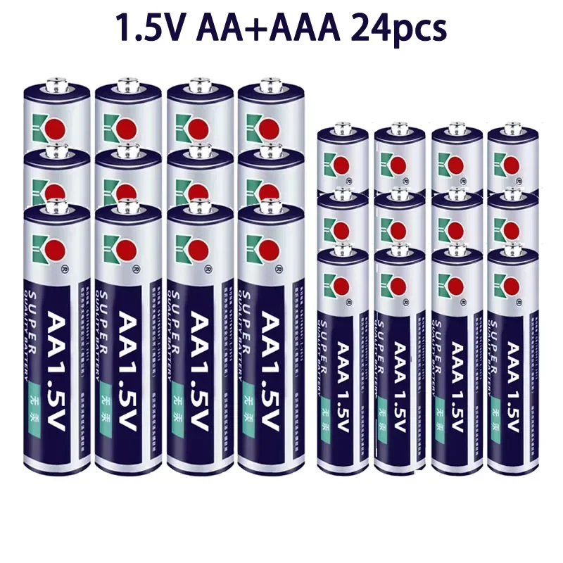 AA + AAA ชาร์จไฟได้ AA 1.5V 9800mAh/1.5V AAA 8800MAH ไฟฉายแบตเตอรี่อัลคาไลน์ของเล่นนาฬิกาของเล่นเปลี่ยนผู้เล่น MP3แบตเตอรี่ NI-MH