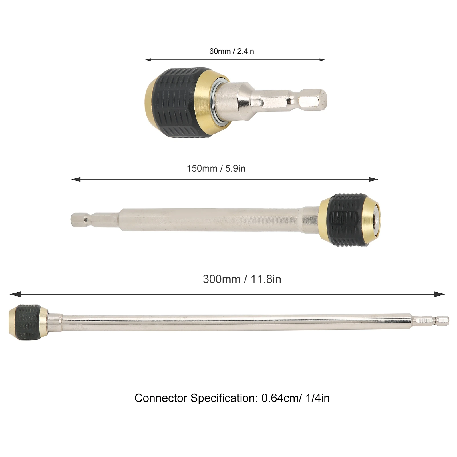 الحفر تغيير محول الحفر تشاك محول مثقاب كهربائي التغيير السريع محول 1/4in موصل عرافة عرقوب المنبثقة محول أداة