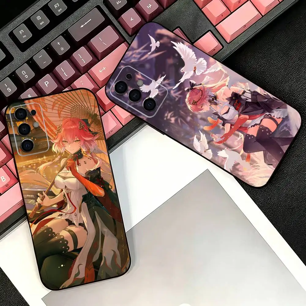 Changli Game W-Wuthering Waves Phone Case For Samsung S26,25,24,21,22,21,20,10,9,8,7,6,Ultra,Plus,Fe, Lite Black Cover