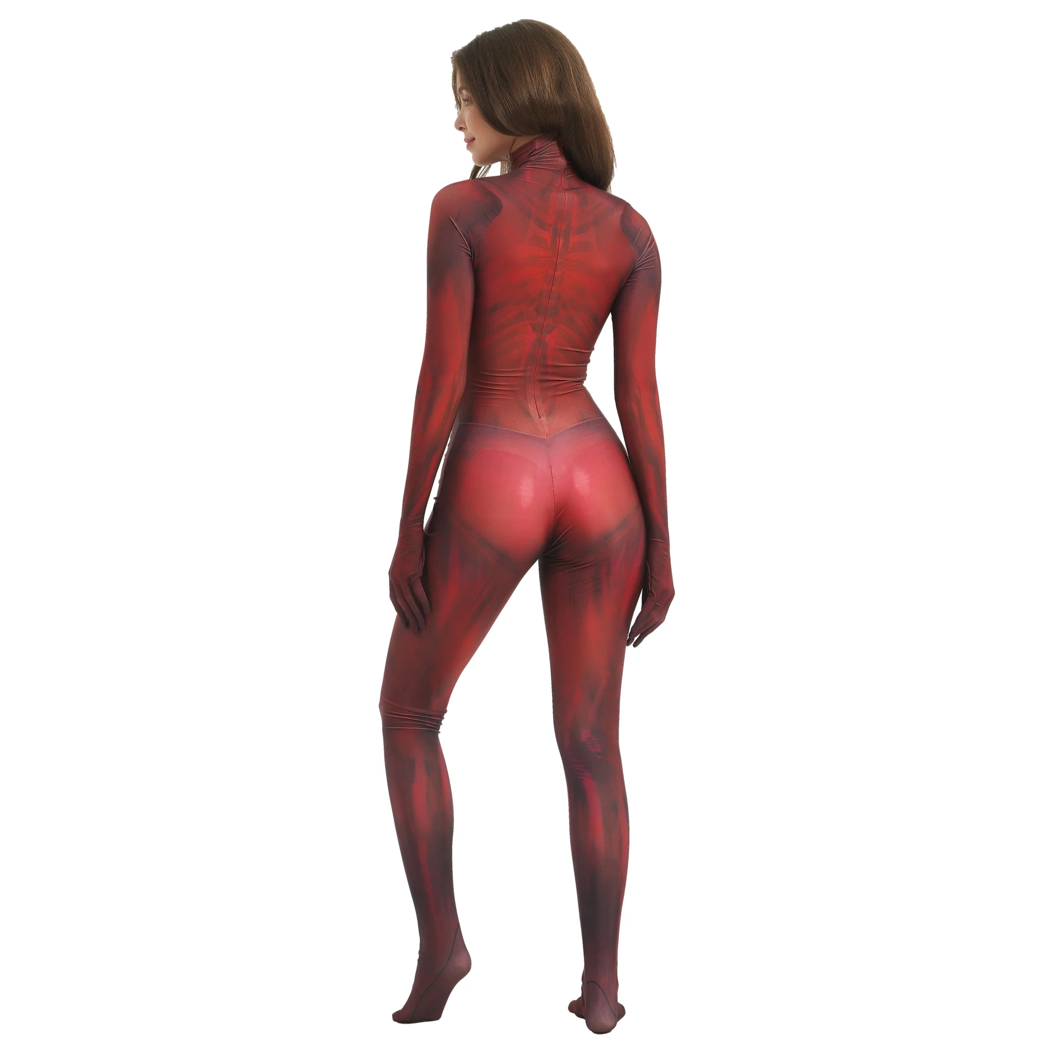 Diablo IV Lilith Cosplay Costumes Lilith Halloween Costumes for Women Lilith Bodysuit Zentai Party Spandex Suit for Women Anime