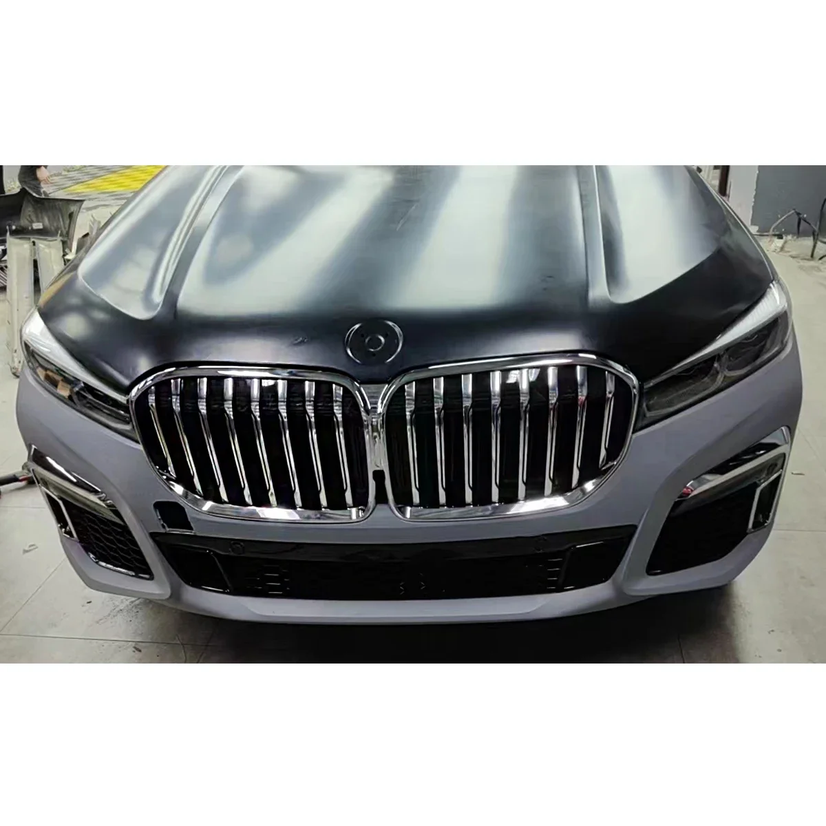 Hot sale automobile car bumpers conversion body kit for BMW 7 SERIES F02 2009-2015 upgrade G12 2019-2021 style.