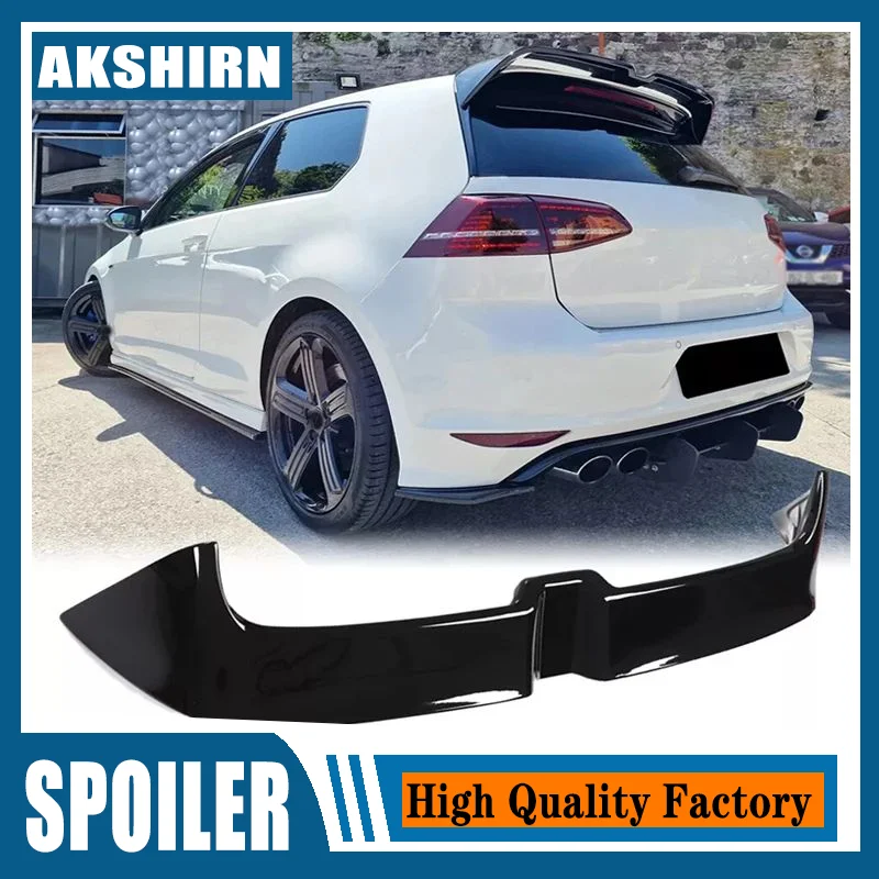 Oettinger Style Roof Spoiler For Volkswagen Golf7 MK7 7.5 GTI GTD GTE (Not For R) ABS Plastic Rear Spoiler Aleron 2013 -2020