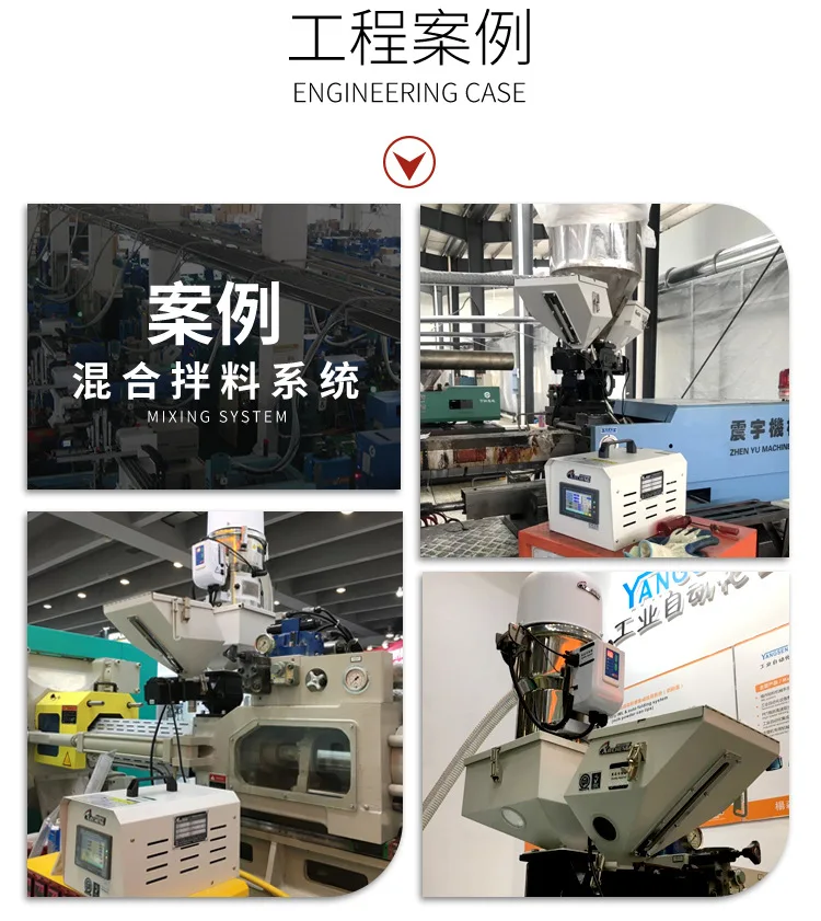 Xiecheng Dosierung Masterbatch Proportion Mixer Mixer zweifarbige Injekti auf Extrusion Blasformung vollautomatische Adding-DX