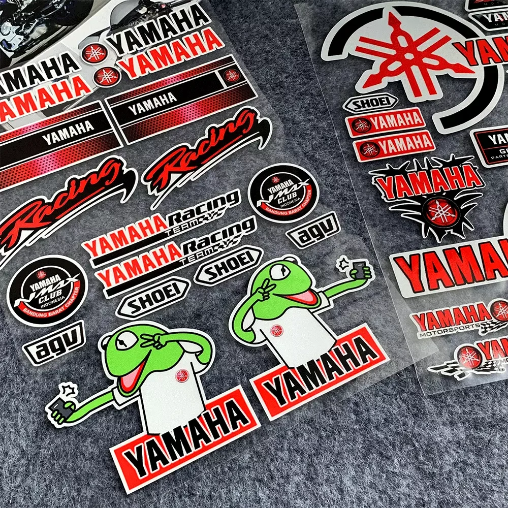 สติ๊กเกอร์ติดรถมอเตอร์ไซค์สไตล์ญี่ปุ่นแบบสะท้อนแสง สติ๊กเกอร์ติดตัวถังรถ แถบติดหมวกกันน็อค อุปกรณ์เพิ่มความปลอดภัยในการขับขี่เพื่อเพิ่มการมองเห็น