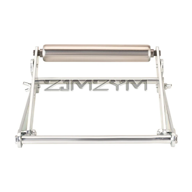 Foldable Stainless Steel Stand with One Roller Adjustable Cutting Machine Support Frame Material Support Bracket For Cutting