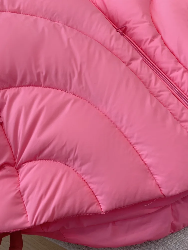 Ultralight Warm Hooded Down Jacket Women Puffer Parkas 2025 New High-end Simple Cocoon Type Oversize Winter Down Coats Female