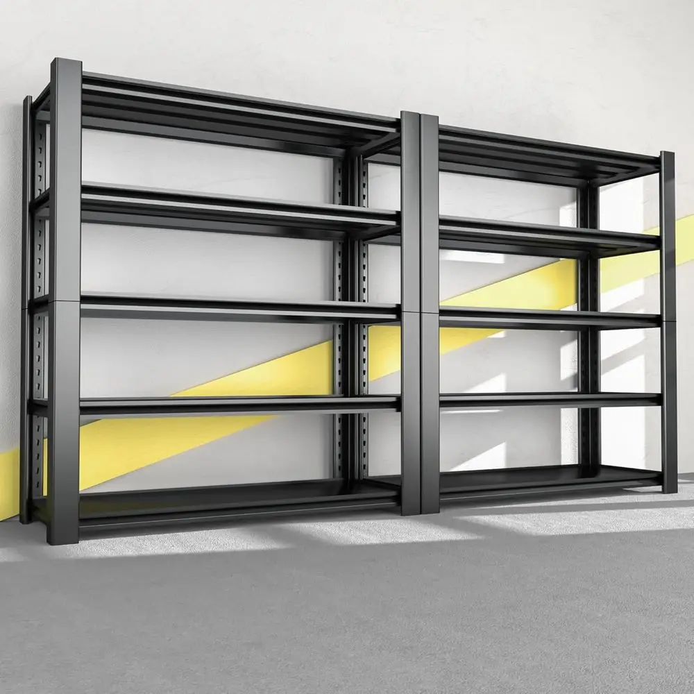 

5-Tier Garage Shelving Heavy Duty, 3000 LBS Capacity Metal Storage Rack 76" H x 60" W x 24" D, Adjustable Shelves.Customized
