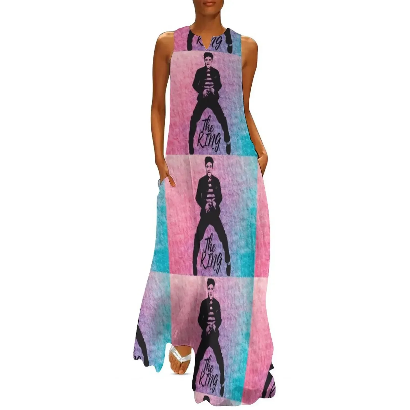 

THE KING OF ROCK! Long Dress Cocktail of dresses Women's summer skirt dresses for women Dress