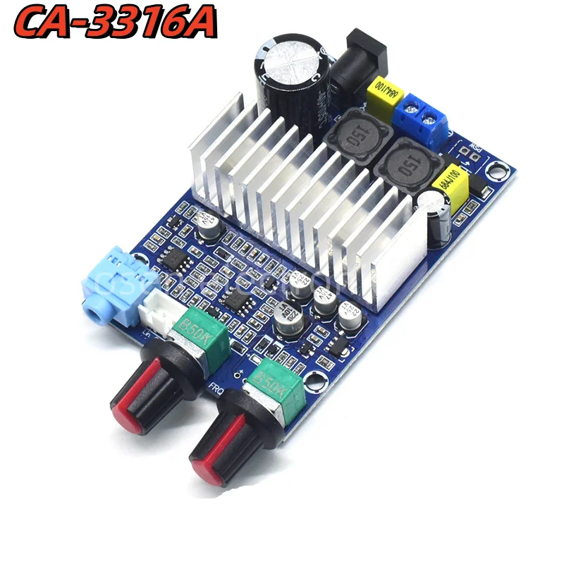 CA-3316A 100W Subwoofer Amplifier Board DC Single Power Supply 24V High-performance Power TPA3116 Mono Digital Amplifier Board