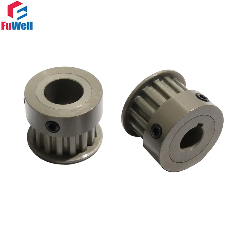 K type XL-14T Keyway/Timing Belt Pulley 11mm Belt Width XL 14T Toothed Pulley 9.525/10/12/14/15mm Bore Synchronous Gear Pulley