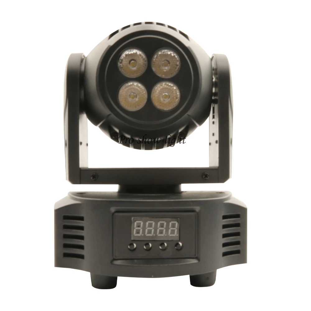 Imagem -03 - Double Side Led Moving Head Light Wash Light com Bola Mágica Mini Iluminação Led para Discoteca Bar dj Dmx512 12w 4x5w