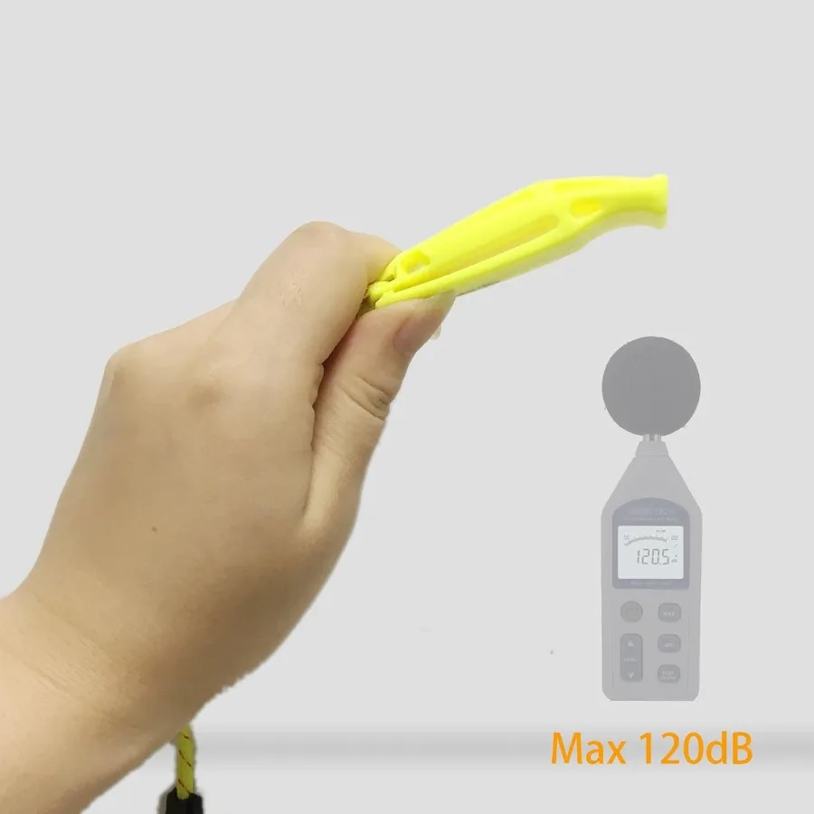 صفارة أمان للطوارئ مع صفارات بقاء بصوت عالٍ من البازلاء لركوب القوارب والتجديف والنجاة ولوحة المجداف والإنقاذ. #3