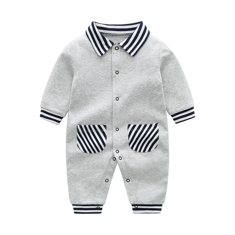 

UNITIM/Детские боди для маленьких девочек, полосатые комбинезоны с отложным воротником для новорожденных девочек, комбинезон для маленьких девочек, комбинезон для маленьких мальчиков