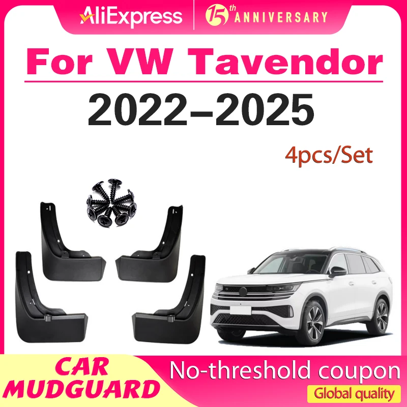 

Mudguards Fender for VW Volkswagen Tavendor 2022 2023 2024 2025 Wheels Mudflaps Splash Guard Mud Flap Car Accessories