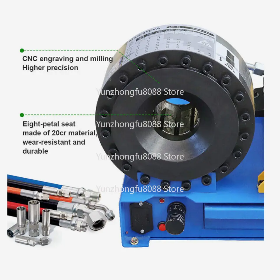

Электрический гидравлический обжимной станок для шлангов 110 В/220 В/380 В 2,2 кВт, щипцы для резиновых труб высокого давления для уплотнения концевых фитингов шланга