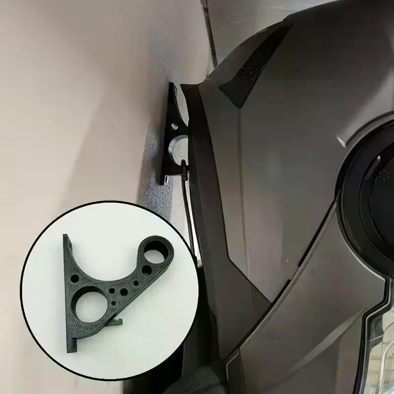 1Pcs Anti Scratch Rack Wall Mount Motorcycle Helmet Holder Hook For Full Face Helmet Garage Storage Key Display Bracket