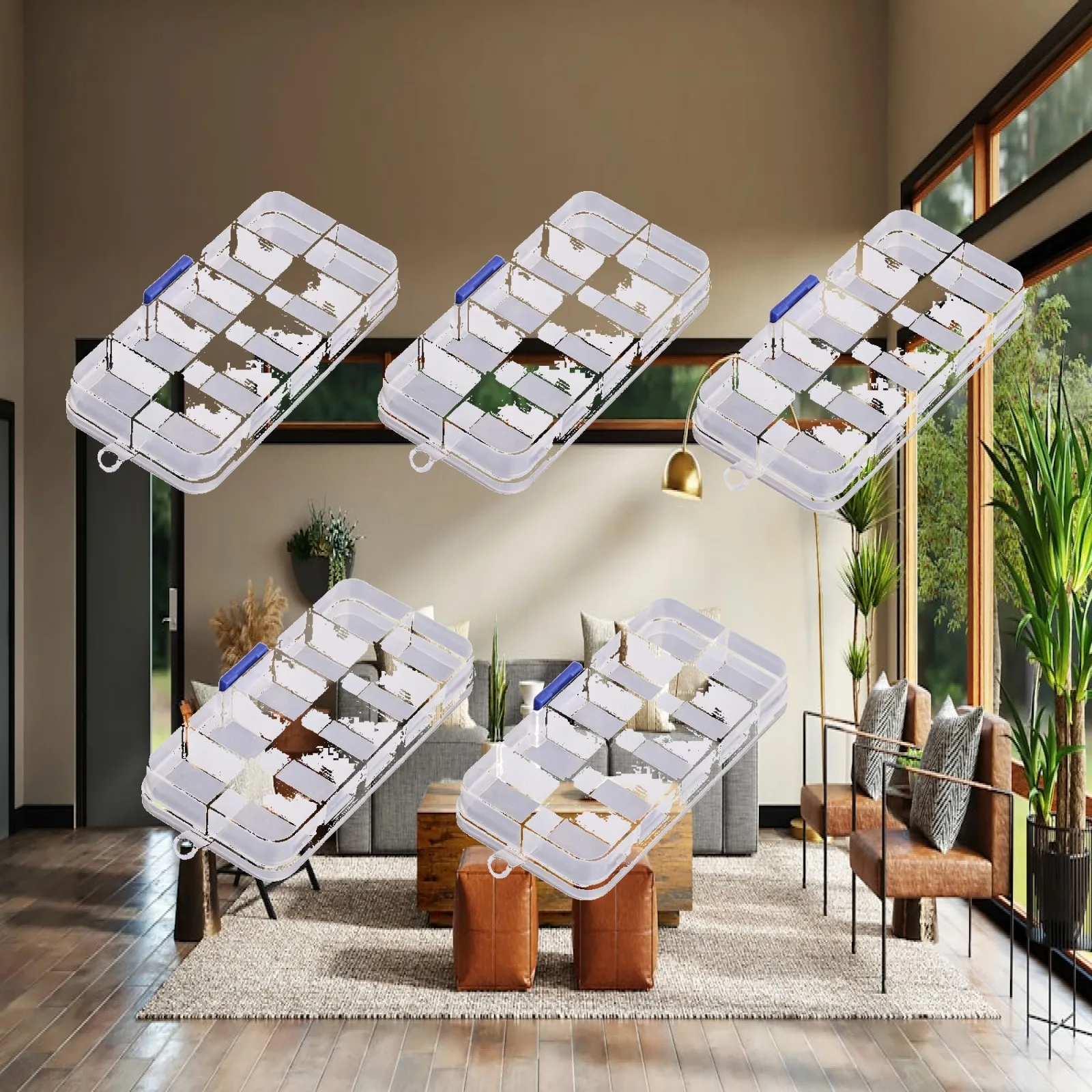 5x Mechanical Keyboard Switch Storage Box Lock Design Waterproof Moisture-Proof