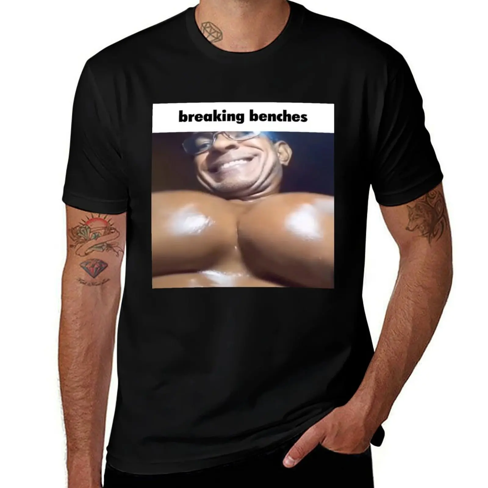 Buff Gus Breaking Benches T-Shirt Casual Daily Graphic Tee