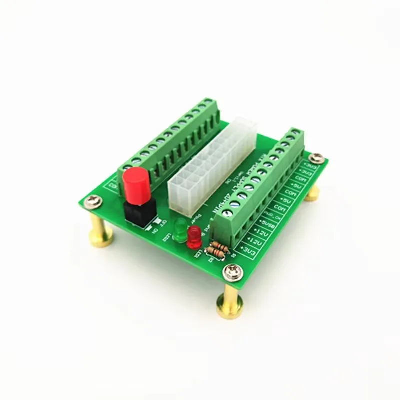 24/20-pin ATX DC Power Supply Breakout Board Module 24Pin ATX to terminal block.