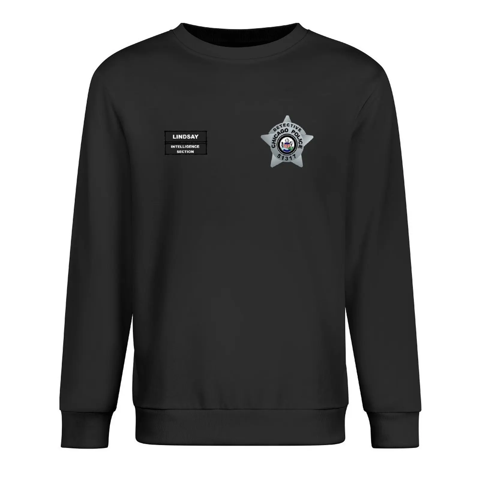 

CHICAGO P.D. BADGE - 51317 - INTELLIGENCE SECTION - ERIN LINDSAY SOPHIA BUSH Pullover autumn jacket men pullover