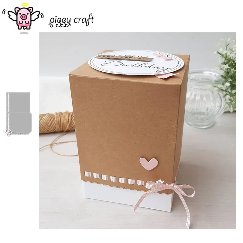 Piggy Craft metal cutting dies cut die mold Envelope box bag packing Scrapbook paper craft knife mould blade punch stencils dies