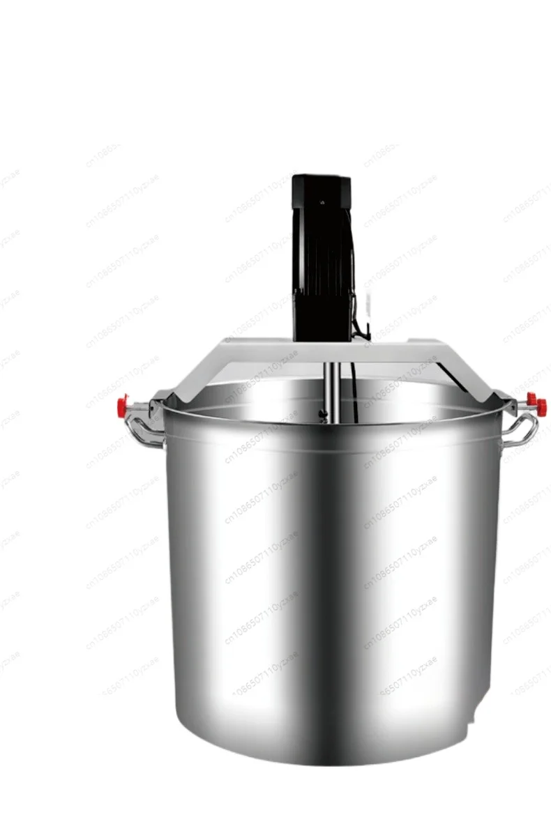 360 درجة موحدة اثارة التجارية الكهربائية دلو من الفولاذ المقاوم للصدأ التلقائي اثارة فراي خلاط وعاء توابل وصلصة ماكينة طهي بالصلصة #1