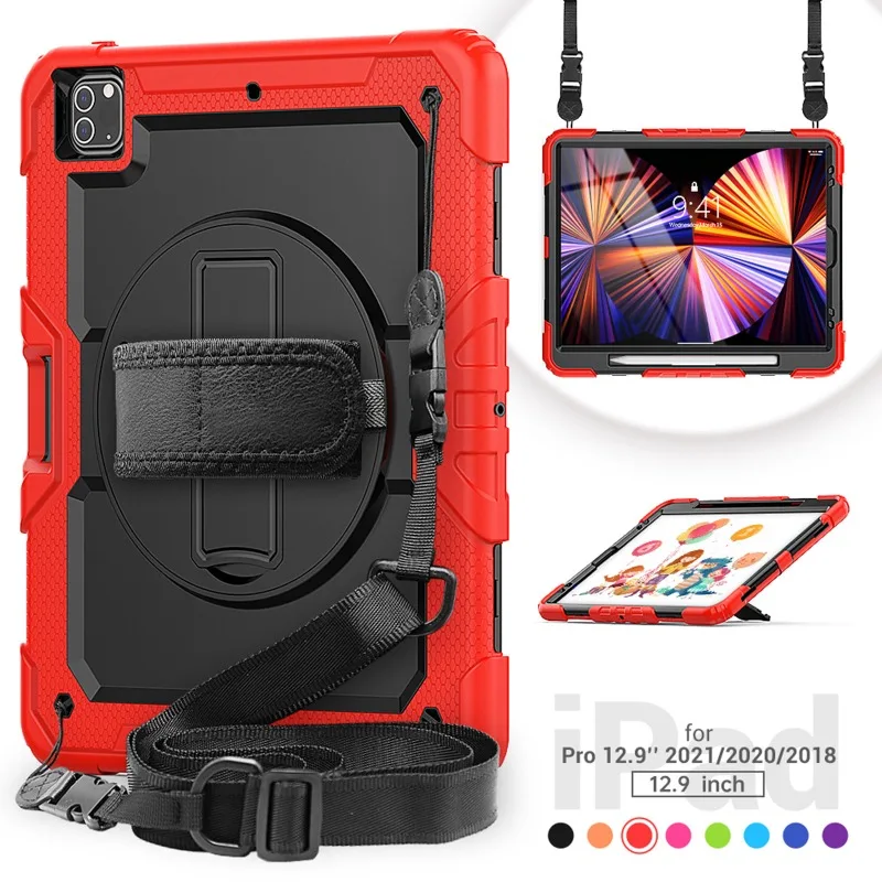 

Многофункциональный защитный чехол-подставка Griffin для iPad Pro 12.9 дюймов 2021 года, полностью закрывающий корпус, совместимый с iPad Pro