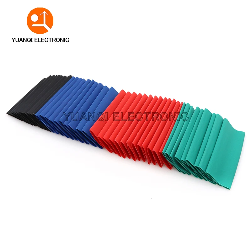 280pcs Set Polyolefin Shrinking Assorted Heat Shrink Tube Wire Cable Insulated Sleeving Tubing Set 2:1 Waterproof Pipe Sleeve