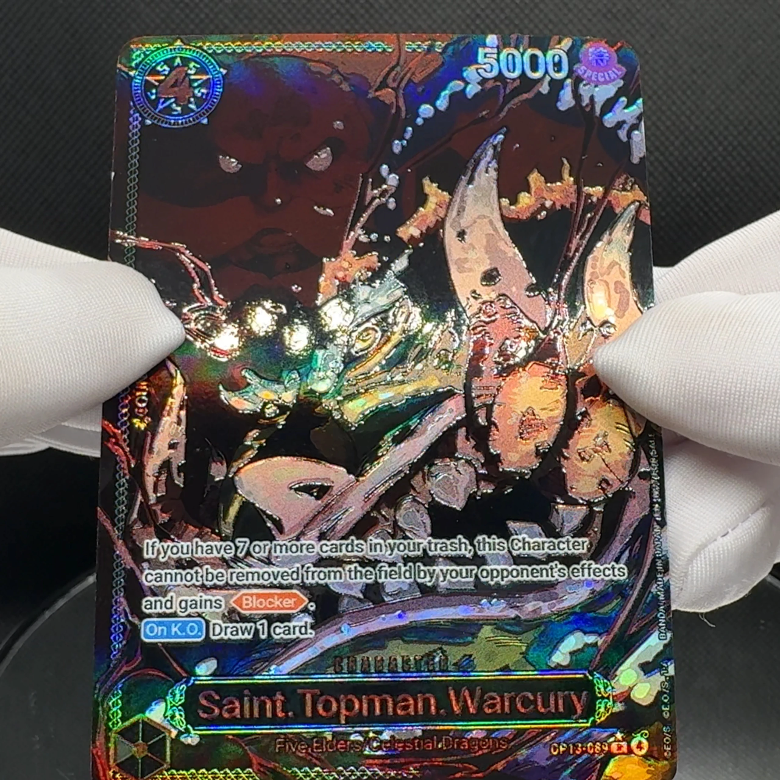 원피스 TCG OPCG 영문 캐릭터 카드 OP13 5 시안트 누스주로 사턴 주.피터 워커리... - 5