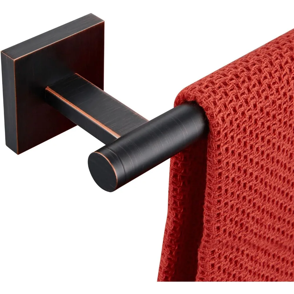 

Вешалка для полотенец/вешалка для полотенец, подходит для ванных комнат, кухонных шкафов, настенная, 24 дюйма, бронзовая, нержавеющая сталь.