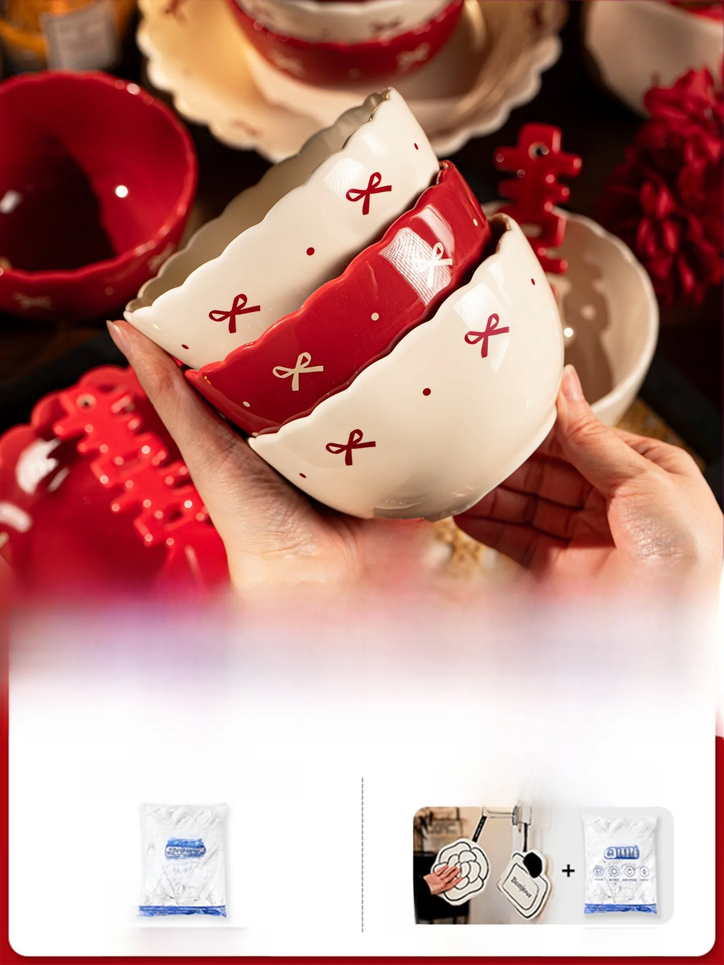 Sisin Ceramic Bowl Plate Set Creative Knot Design Home Dining Utensils Combination New Arrival Daily Use Wedding Gift