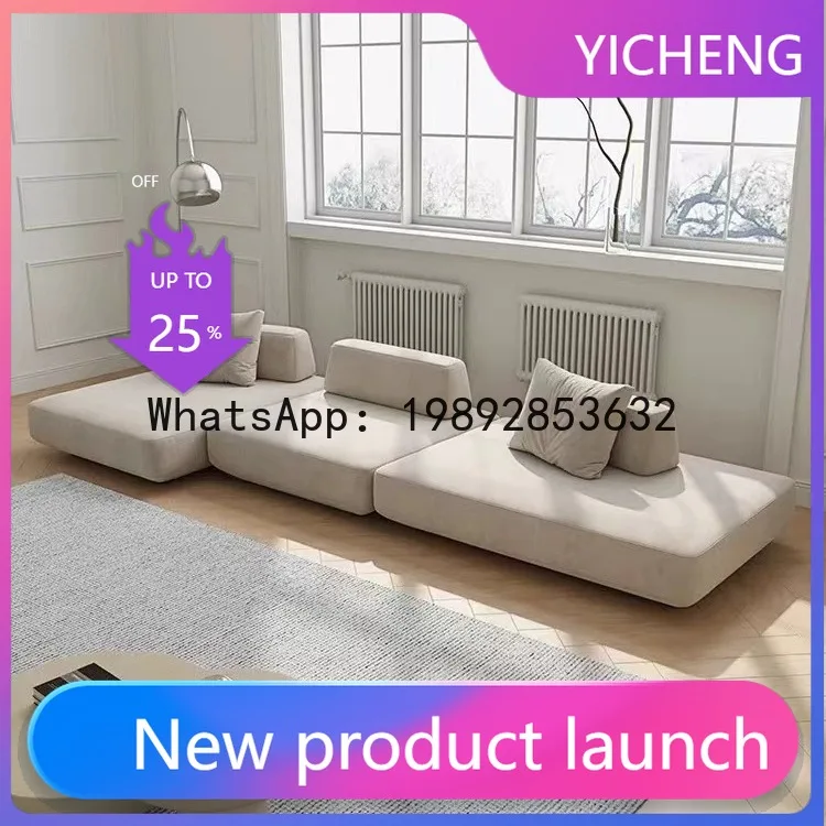 a-15 sofa: modular, minimalist living room sofa for large apartments - armless, removable fabric
