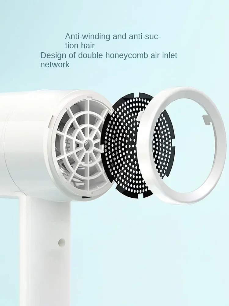 Small but Powerful Hair Dryer with Ion Technology for Travel and Dorm Use 220V