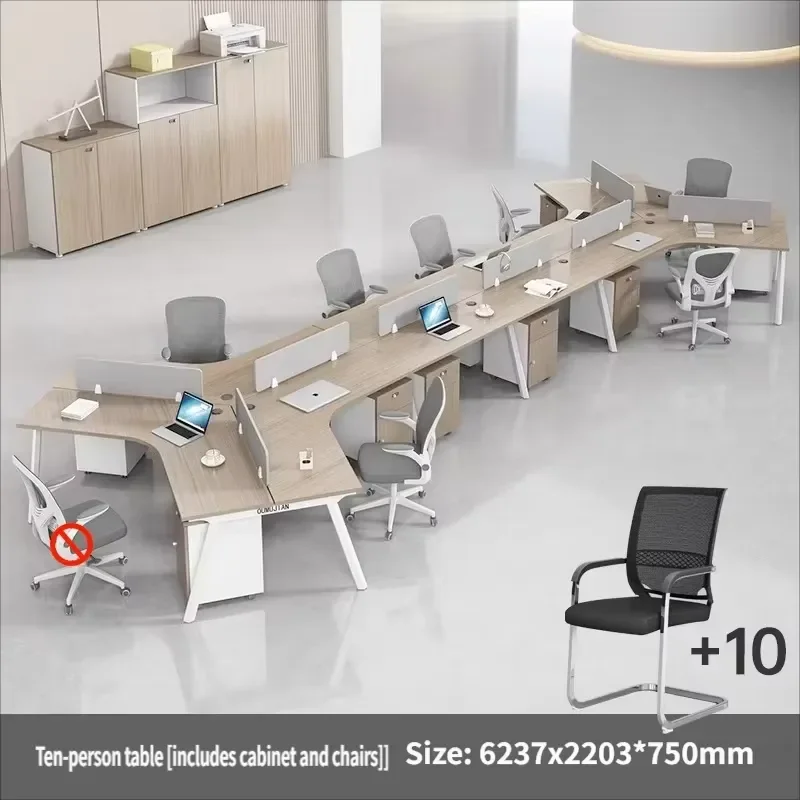 Computer Desk Modern Minimalist Modular Workspace Home Office Desk Plate Type Material