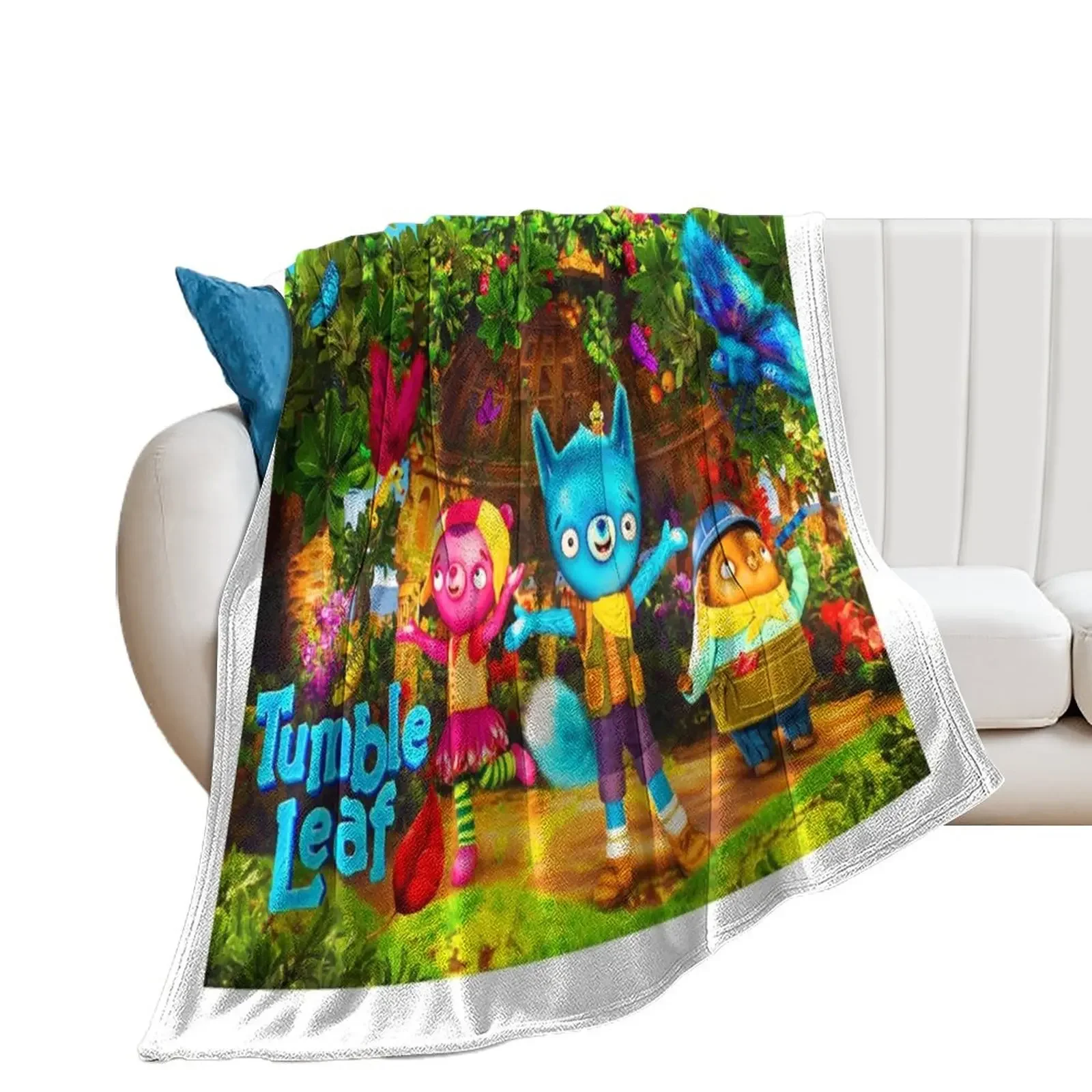 

Tumble Leaf characters tumble leaf season 5 stuffed animal birthday Throw Blanket Flannel Beautifuls Blankets