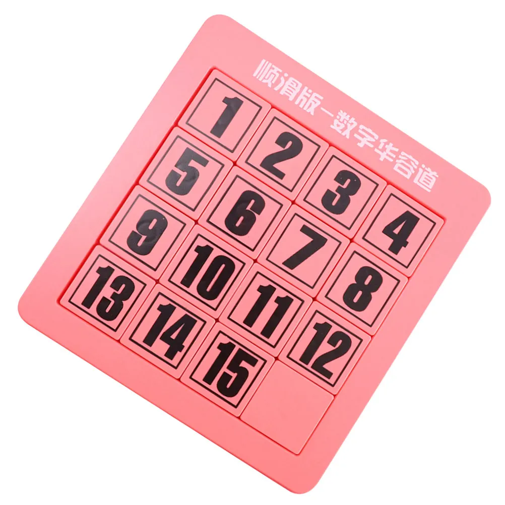 

1Pcs Intellectual Puzzle Numerals Jigsaw Portable Size No Burr Logical Thinking Skills Development for Kids Children Girl Style