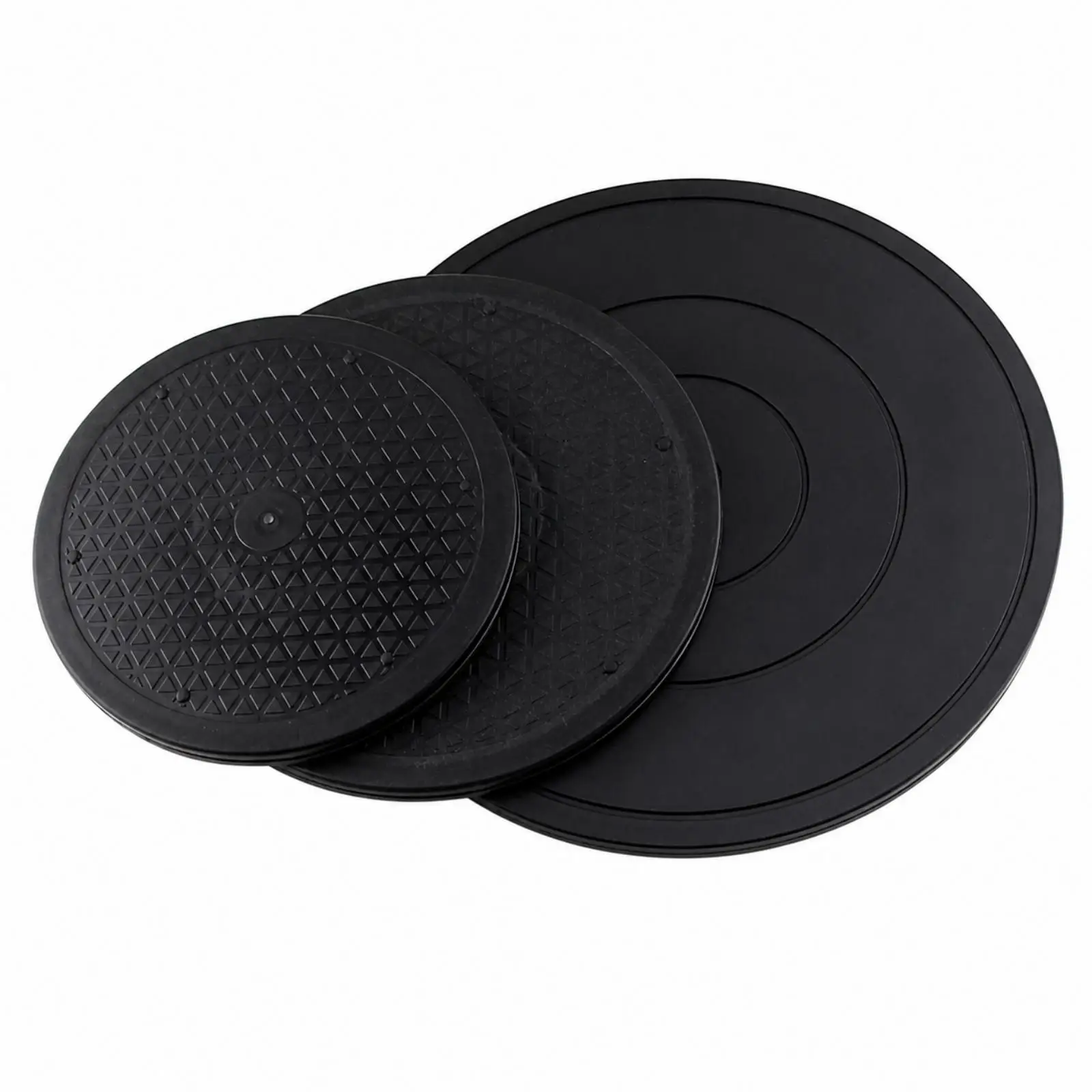Round Plastic Pottery Turntable 360-Degree Rotation Double-Sided Clay Modeling Turntable Double-Sided Pottery Wheel Stable