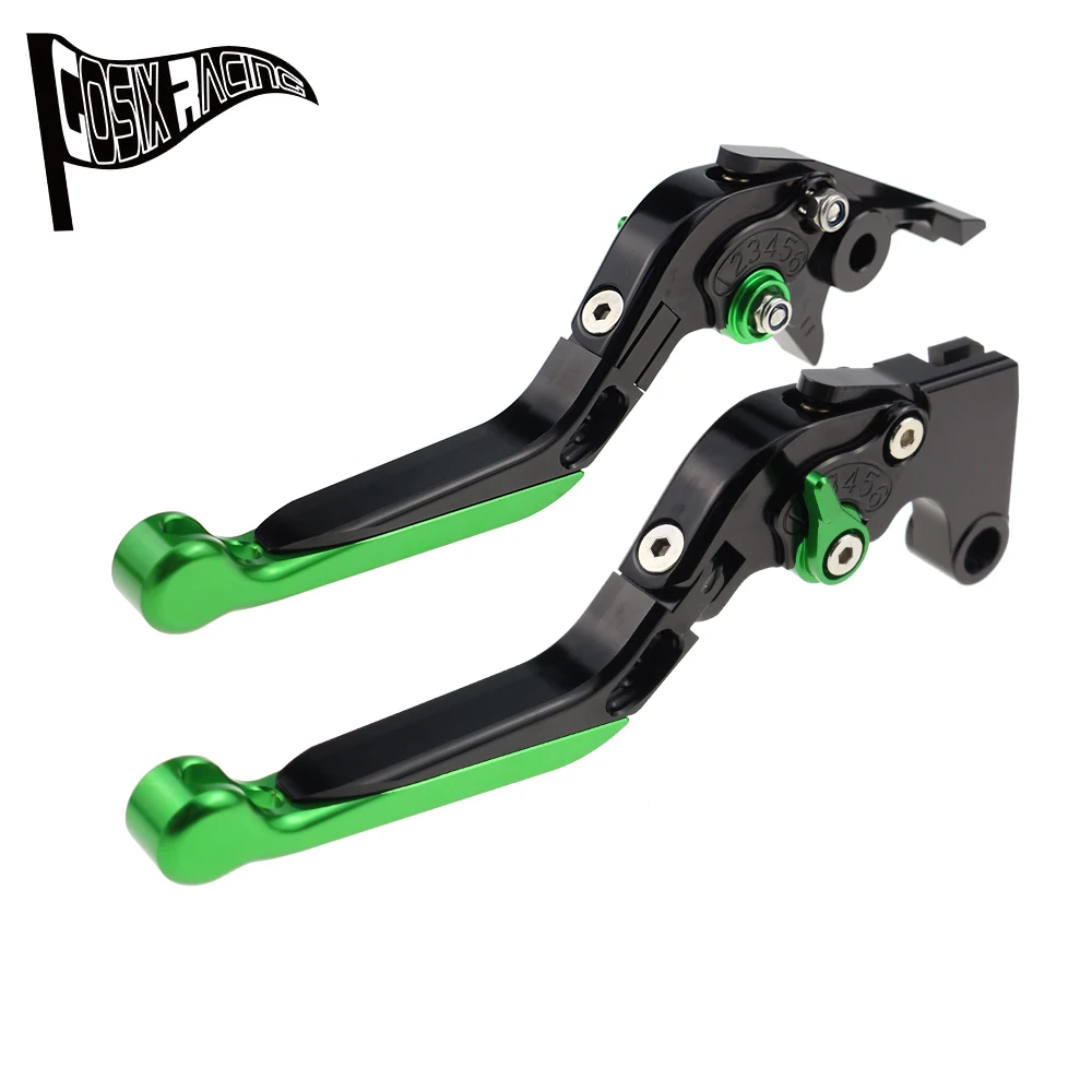 Fit For ZZR1100 1990-1992 Folding Extendable Brake Clutch Levers Adjustable Handle Set Motorcycle CNC Accessories