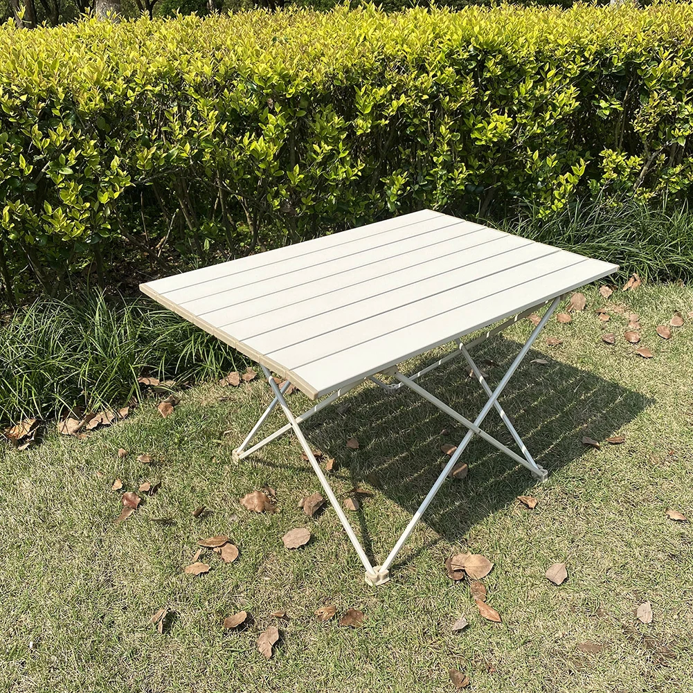 Ultralight Portable Folding Camping Table High Strength Aluminum Alloy Foldable Outdoor Dinner Desk For Garden Party Picnic BBQ