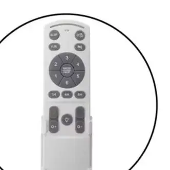 White 6 Timer Ceiling Fan Remote Control Handheld Light Controller For Home Bedroom Study Infrared Wireless Switching Tool