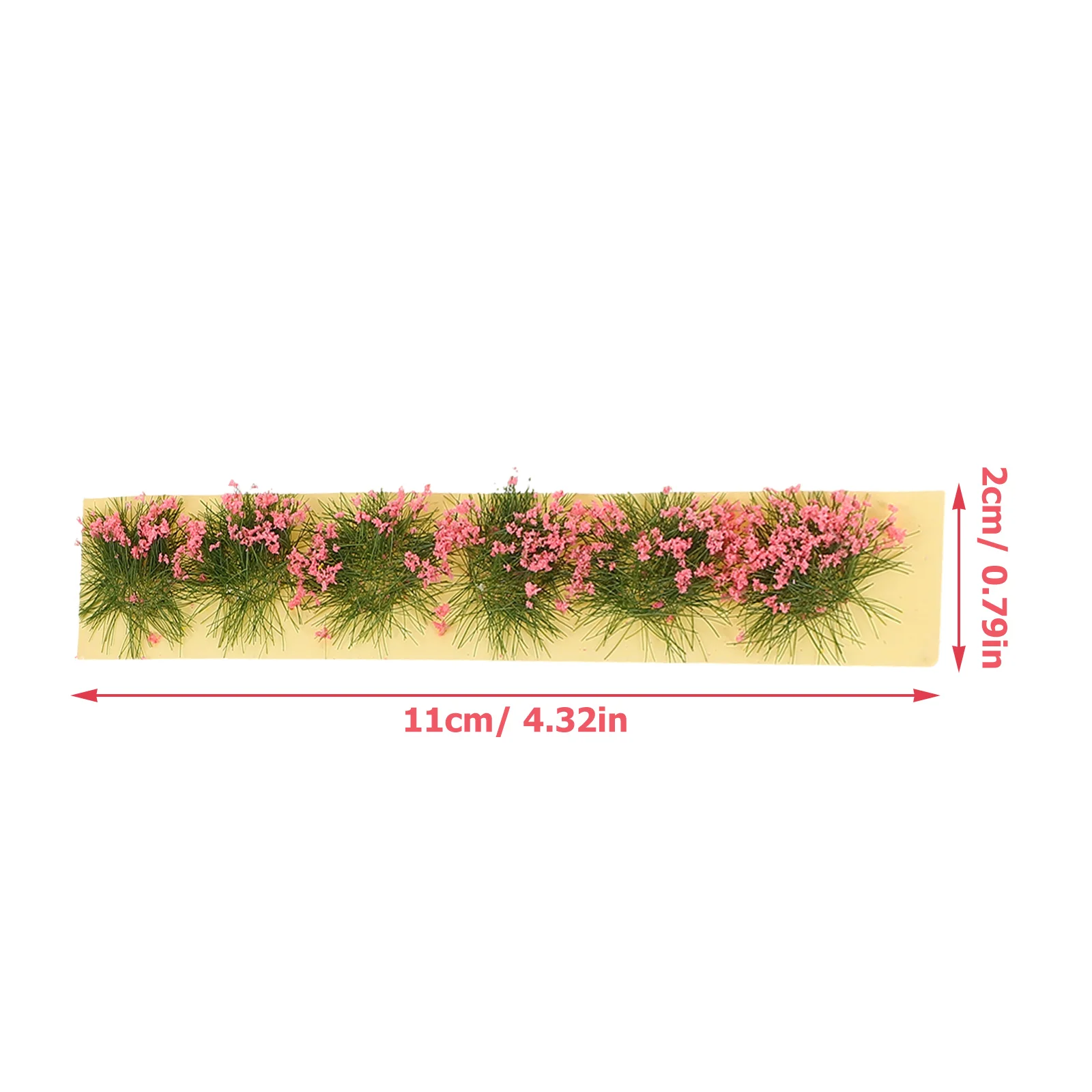 5 Pcs Plant Construction Sand Table Model Adornment Micro Landscape Decoration Simulation Flower Cluster Suite Work