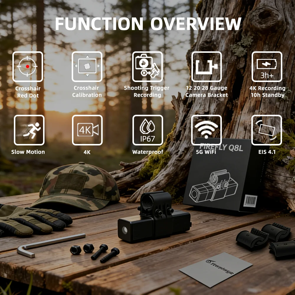 OEM 4K Hunting Camera Firefly - огляд і ціна Outdoor Hunting Camera Wireless