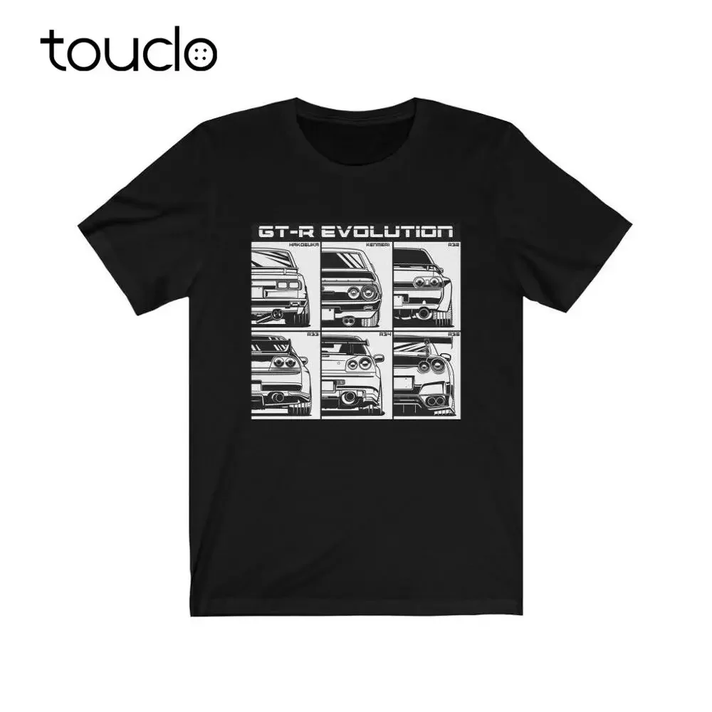 T-shirt Gtr Evolution, T-shirt Skyline, Jdm, Car Guy, amateur de voiture, passionné de voiture unisexe