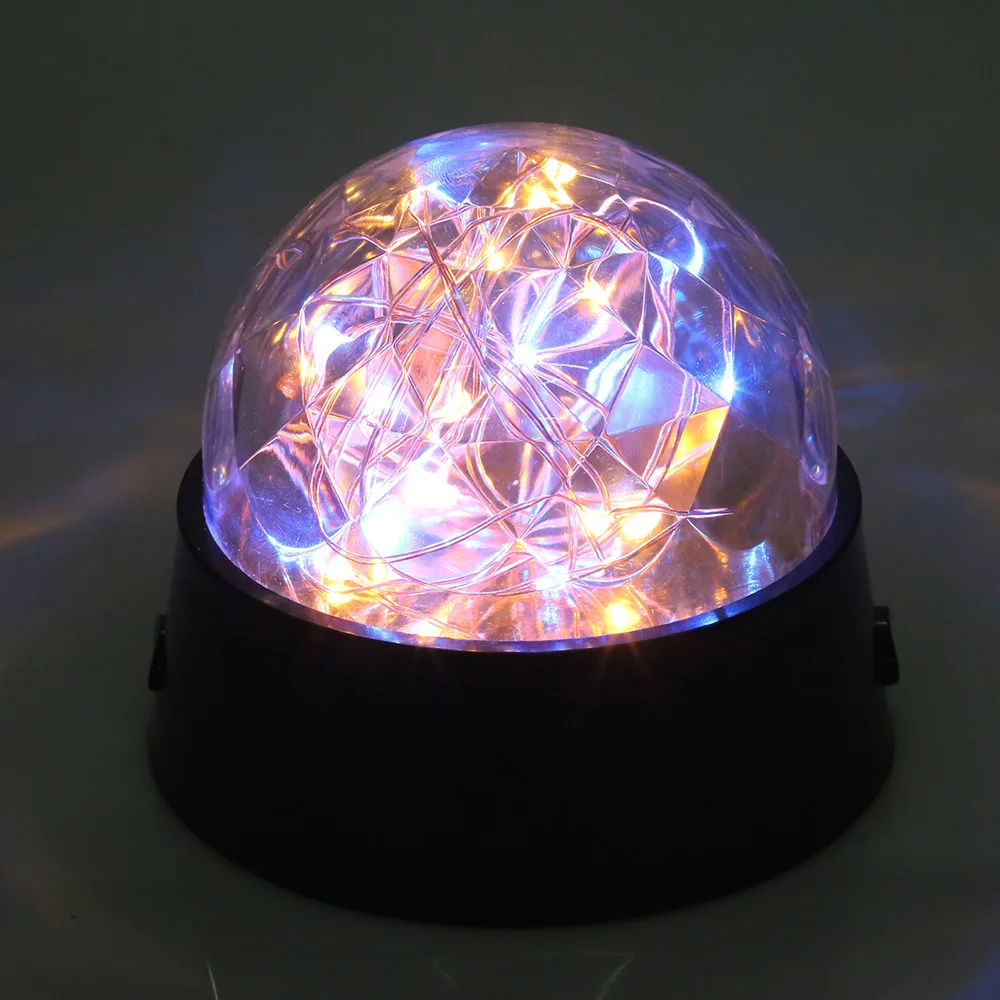 Romantic LED Firework Starry Light Copper Wire Crystal Ball Table Lamp Decor Night Light Lamp For Party Wedding Holiday