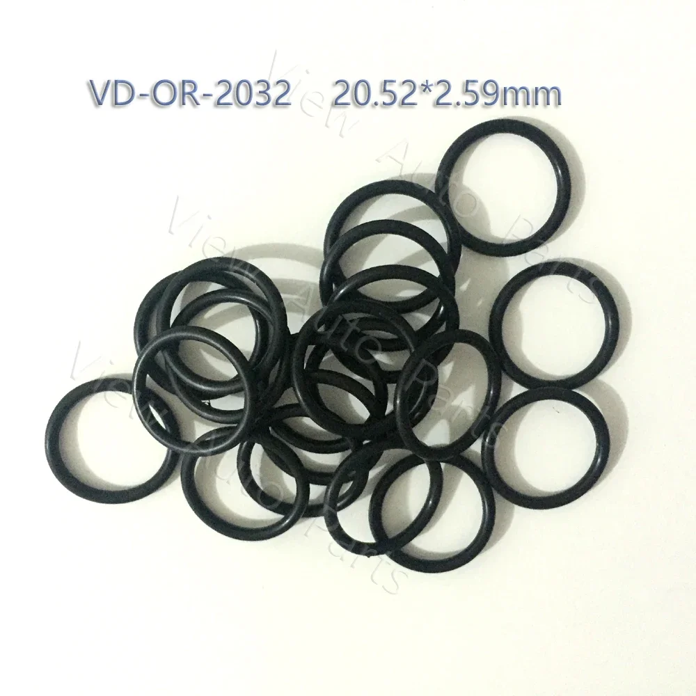 

500 шт. уплотнительные кольца топливной форсунки FKM, уплотнительные кольца, уплотнительные кольца, комплекты для ремонта топливных форсунок 20,52*2,59 мм VD-OR-2032