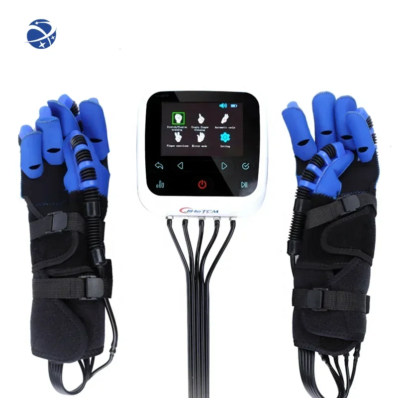 

English Rehabilitation Robot Glove Hand Function Finger Rehabilitation Equipment Physical Therapy for Stroke Hemiplegia Patient