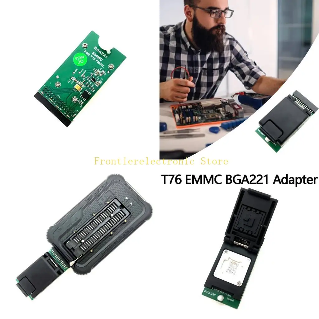 

G8DB BGA221 DIP48 AMMC Adapter Chip Adapter для программиста T76 для эффективного тестирования и программирования