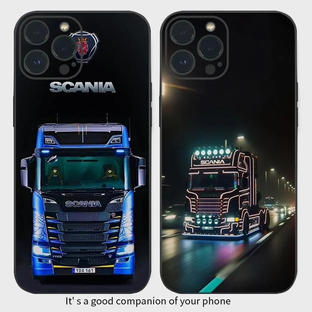 Luxury Car S-scaniaes-ES Phone Case  For iPhone16 15 14 13 12 Mini 11 Pro XS Max X XR SE5 6 7 8 Plus Soft SiliconeCover